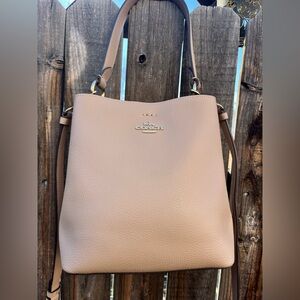 Coach Leather Bucket Bag